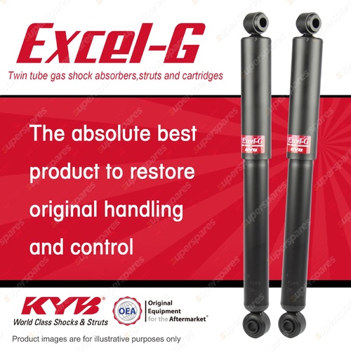 2x Rear KYB Excel-G Shock Absorbers for Mitsubishi Challenger PA V6 Rear Coil