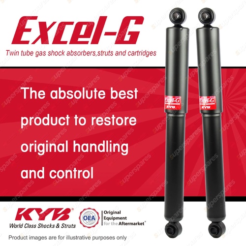 2x Rear KYB Excel-G Shock Absorbers for Mitsubishi Verada KE KF KH KJ KL V6 FWD