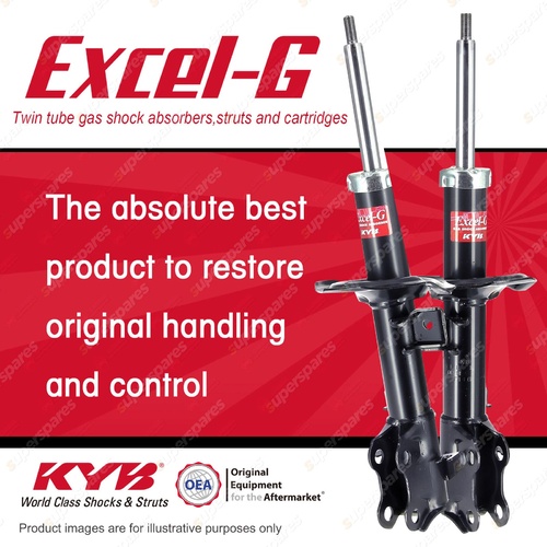 2x Front KYB Excel-G Strut Shock Absorbers for Nissan Tiida C11 MR18DE 1.8 I4