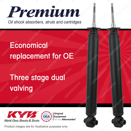 2x Rear KYB Premium Shock Absorbers for Peugeot 406 LFY P8C RFV XFZ FWD 95-00