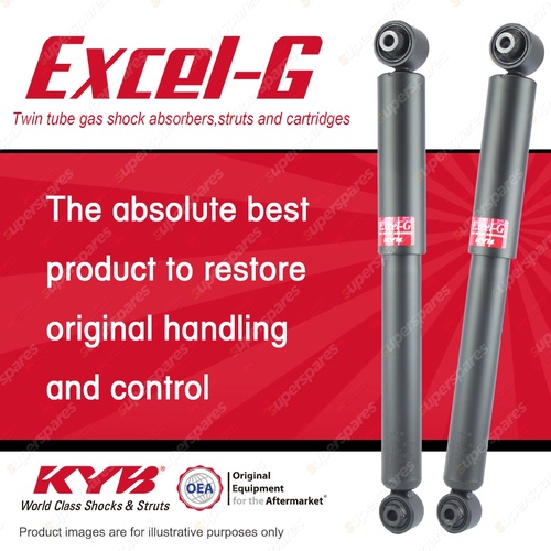 2x Rear KYB Excel-G Shock Absorbers for Renault Koleos H45 Wagon 2008-On