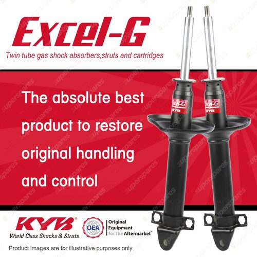2x Front KYB Excel-G Strut Shock Absorbers for Subaru Brumby AU5 Leone EA81 EA71