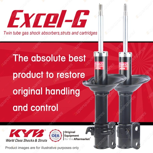 2x Front KYB Excel-G Strut Shock Absorbers for Subaru Forester SG9 X, XS EJ251