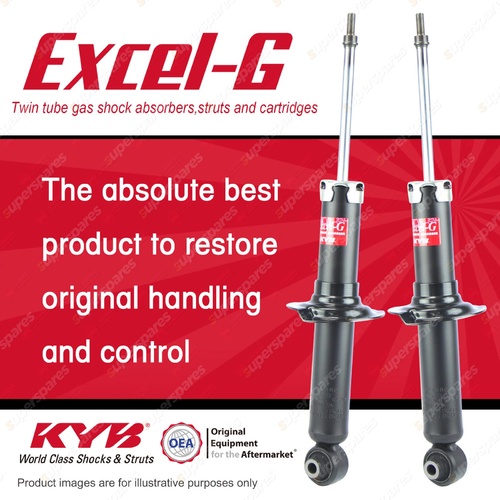 2x Rear KYB Excel-G Shocks for Subaru Forester SH S12 EJ253 4 Door Wagon 08-09