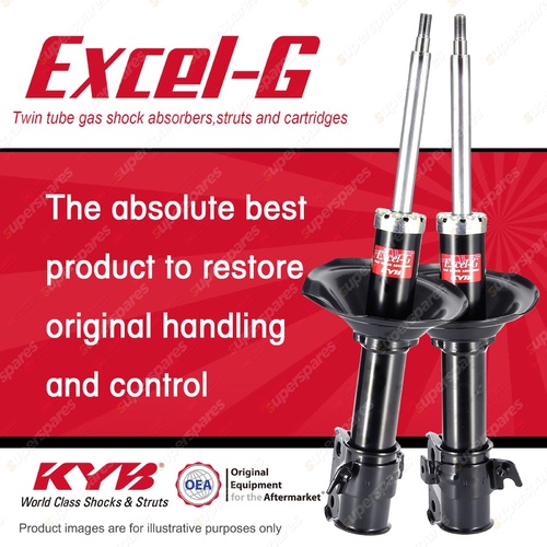 2 Front KYB Excel-G Strut Shock Absorbers for Subaru Impreza GD9 GDA EJ204 EJ205