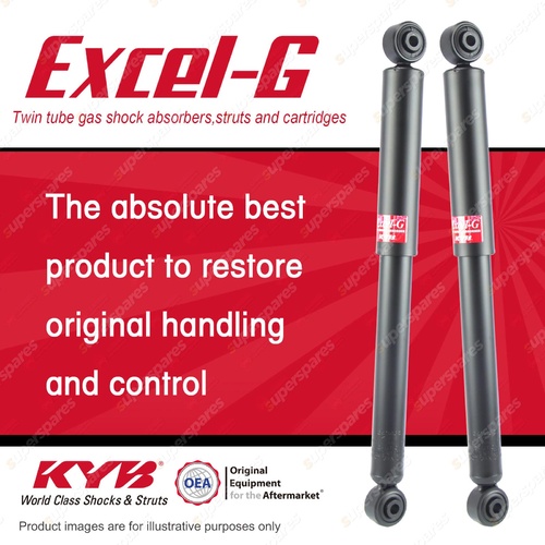 2x Rear KYB Excel-G Shock Absorbers for Suzuki Grand Vitara JT 4WD Wagon