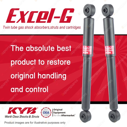 2x Rear KYB Excel-G Shock Absorbers for Suzuki Ignis RG413 M13A 1.3 I4 FWD All