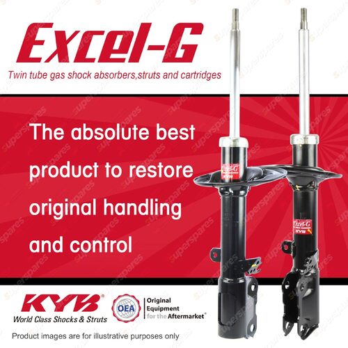 2x Rear KYB Excel-G Shock Absorbers for Toyota Camry ASV50R AVV50R Aurion GSV50R