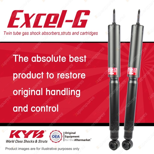 2x Rear KYB Excel-G Shock Absorbers for Toyota Hilux LN130 VZN130 KZN130 4WD