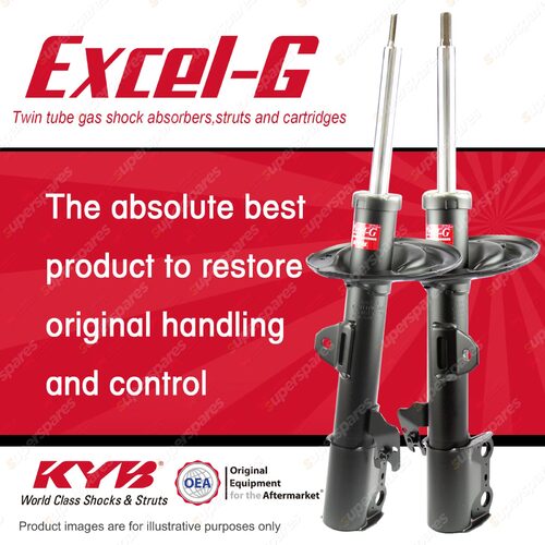 2x Front KYB Excel-G Strut Shocks for Toyota Kluger Highlander GSU 40 45 2GRFE