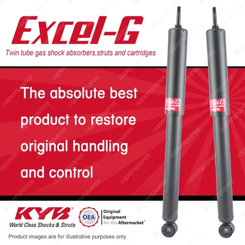 2x Rear KYB Excel-G Shocks for Toyota Spacia Tarago YR20R CR21R YR21R YR22R
