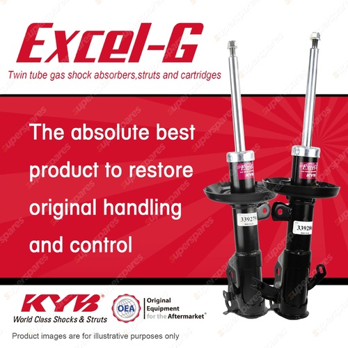 2x Front KYB Excel-G Strut Shock Absorbers for Honda Civic FB2 1.8 FWD Sedan
