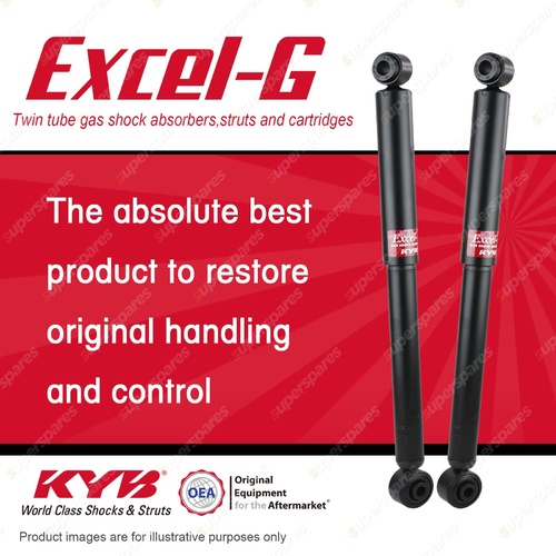 2x Rear KYB Excel-G Shock Absorbers for Daihatsu Terios J100G 1.3 4WD SUV