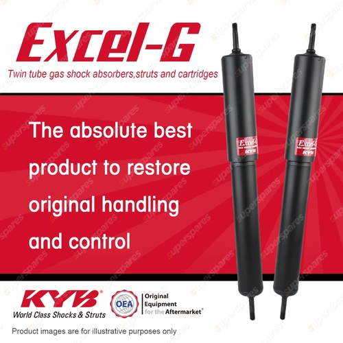 2x Rear KYB Excel-G Shock Absorbers for Toyota Hiace KZH100R 3 RWD Van 93-95