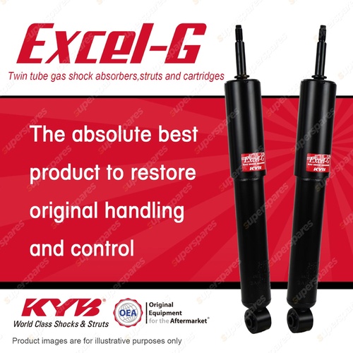 2x Front KYB Excel-G Shock Absorbers for Toyota Landcruiser 100 Series IFS