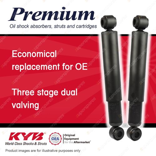 2x Rear KYB Premium Shock Absorbers for Hino 300 Dutro 5000 5500 6000 6500