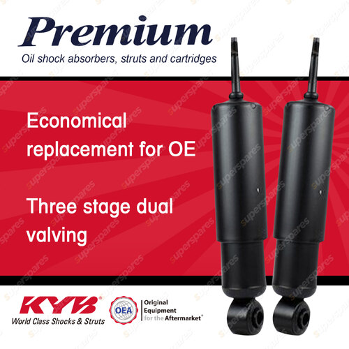 2x Front KYB Premium Shock Absorbers for Toyota Dyna LH80 YH81 YY100