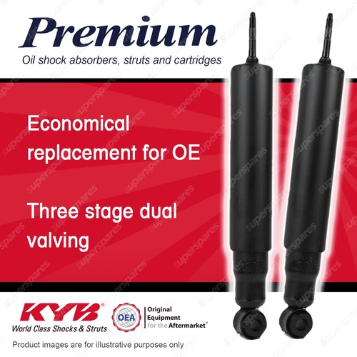 2x Front KYB Premium Shock Absorbers for Mitsubishi Fuso Canter OE MB025382