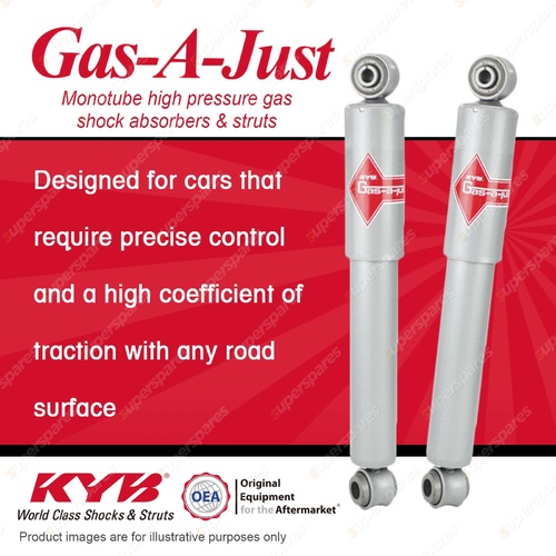 2x Rear KYB Gas-A-Just Shock Absorbers for Chevrolet Corvette C2 C3