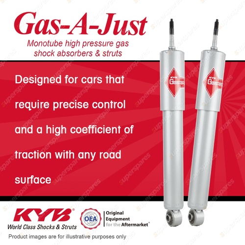 2 Front KYB Gas-A-Just Shock Absorbers for Toyota Hiace KDH TRH 200 Series 05-on