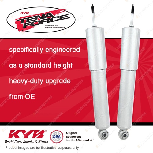 2x Front KYB Tena Force Shock Absorbers for Holden Rodeo TF D4 DT4 I4 RWD