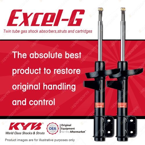 2 x Front KYB Excel-G Strut Shock Absorbers for Fiat 500X 55263623 1.4L I4 AWD