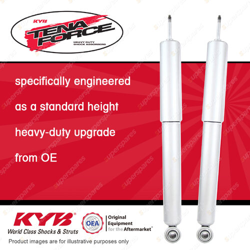 2 x KYB Tena Force Shocks for Alpha Suspensions Extreme Duty Leaf Spring Susp.