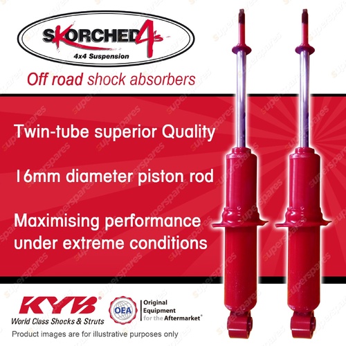 2x KYB Front SKORCHED 4'S Strut Shock Absorbers for Mazda BT-50 B30B Lifted Susp