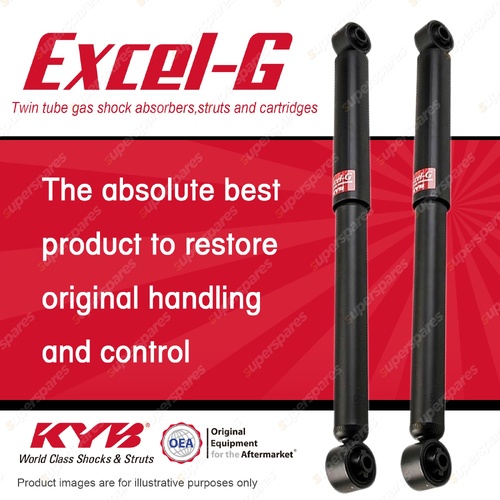 2 x Rear KYB Excel-G Shock Absorbers for Mitsubishi Outlander ZM 2.5L PR25DD