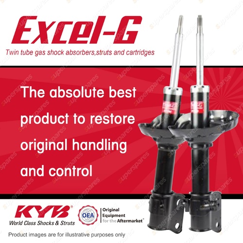 2x KYB Front Excel-G Shock Absorbers for Subaru Forester SG S11 2.5L EJ251 EJ255