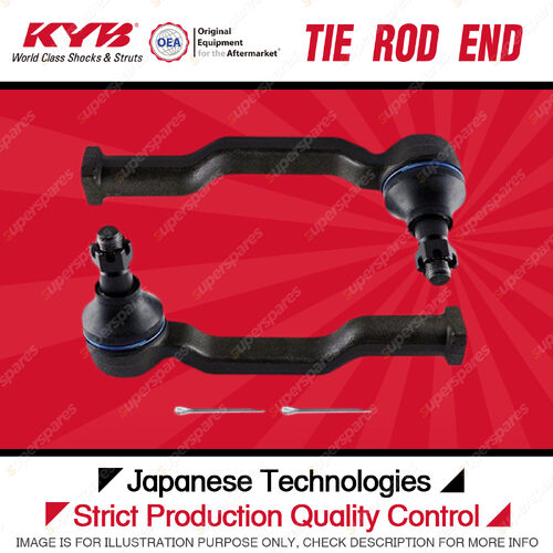 2 Pcs KYB Front Inner Tie Rod Ends for Mazda BT-50 B2500 B3000 UN 2.5 3.0L 06-11