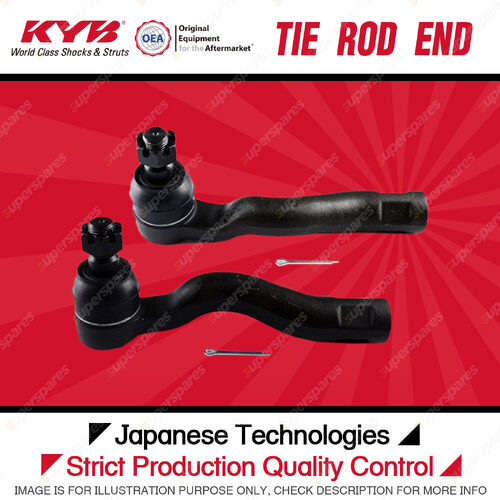 2 Pcs KYB Front Tie Rod Ends for Toyota Landcruiser UZJ200R VDJ200R 4.5L 4.7L