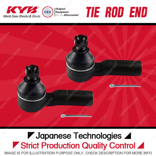 2x KYB Front Tie Rod Ends for Suzuki Grand Vitara JT JB 416 419 420 424 627 SX4