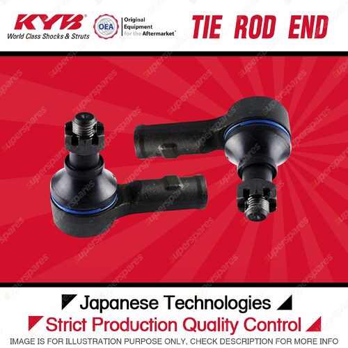 2 Pcs KYB Front Outer Tie Rod Ends for Holden Rodeo TF Jackaroo U8 7/1988-9/2004