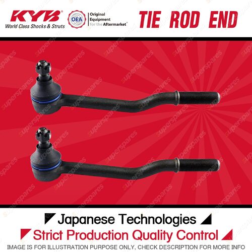 2 Pcs KYB Front Inner Tie Rod Ends for Nissan Navara D21 Cab Chassis 6/92-2/97