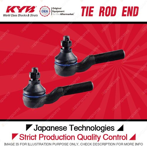 2 Pcs KYB Front Outer Tie Rod Ends for Nissan Navara D21 Cab Chassis 6/92-2/97