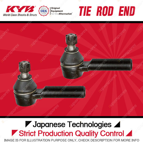 2 Pcs KYB Front Tie Rod Ends for Isuzu D-MAX TFR40 3.0L 4JJ3-TCX 07/2020-2024