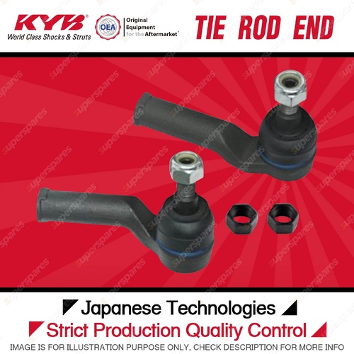 2 x KYB Front Tie Rod Ends for Ford Mondeo MA MB MC 2.0L 2.3L 2007-2015