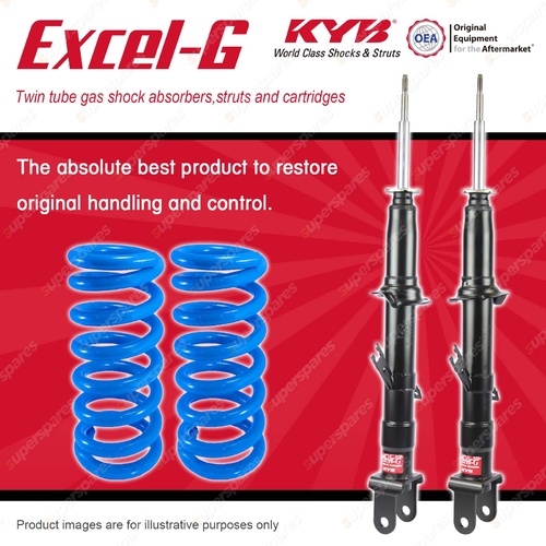 Front KYB EXCEL-G Shock Absorbers + Standard Coil Springs for FORD Territory SX