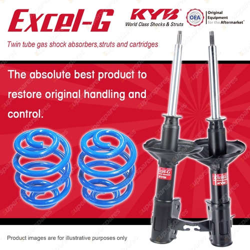 Front KYB EXCEL-G Shocks Sport Low Coil Springs for MITSUBISHI Lancer Mirage CE