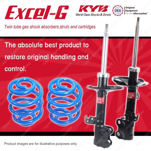 Front KYB EXCEL-G Shocks Sport Low Coil Springs for TOYOTA Corolla ZZE122R