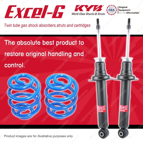 Front KYB EXCEL-G Shock Absorbers + Sport Low Coil Springs for LEXUS IS300 JCE10