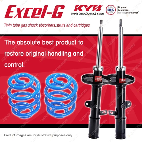 Rear KYB EXCEL-G Shocks Sport Low Coil Springs for TOYOTA Corolla AE101R AE102R