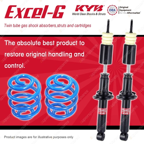 Rear KYB EXCEL-G Shocks Sport Low Coil Springs for TOYOTA Paseo EL44R EL54R