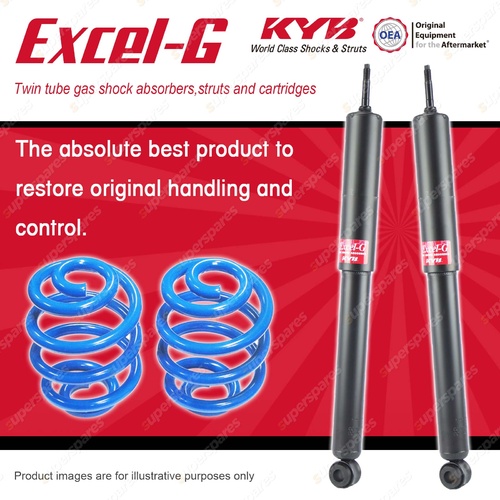 Rear KYB EXCEL-G Shocks Sport Low Coil Springs for HOLDEN Torana LC LJ TA