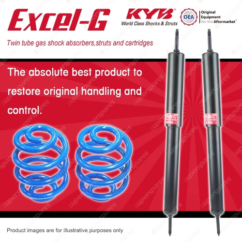 Rear KYB EXCEL-G Shocks Sport Low Coil Springs for FORD Falcon XR XT XW XY