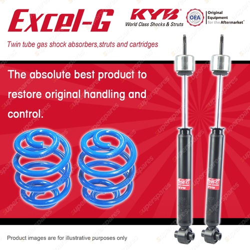Rear KYB EXCEL-G Shock Absorbers + Sport Low Coil Springs for FORD Falcon AU