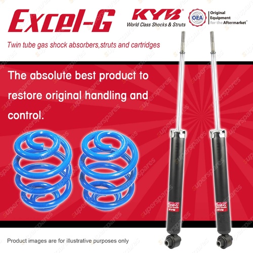 Rear KYB EXCEL-G Shocks Sport Low Coil Springs for TOYOTA Corolla ZRE152R