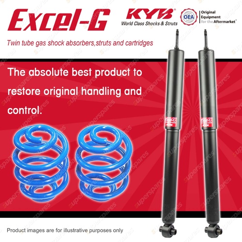 Rear KYB EXCEL-G Shocks Sport Low Coil Springs for HOLDEN Statesman VR VS