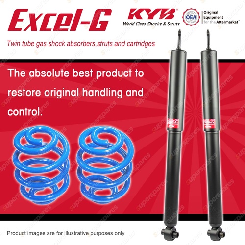 Rear KYB EXCEL-G Shocks Sport Low Coil Springs for HOLDEN Statesman WH WK